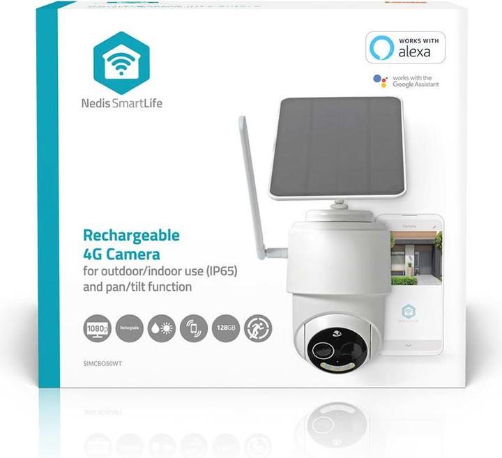 Image du produit Nedis Caméra extérieure SmartLife | 4G | Full HD 1080p | Pan tilt | IP65 | Cloud Storage (optional) / micr (1920 x 1080 Pixels)