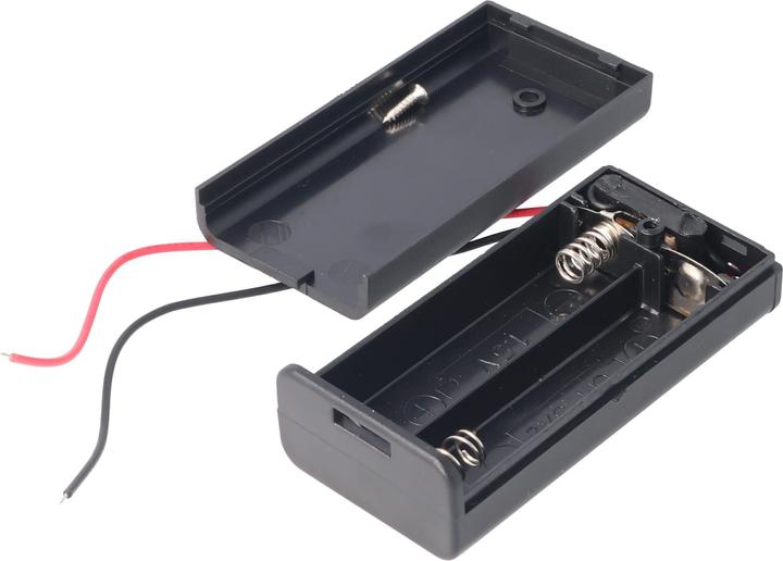 Actual product image XCell Battery holder for 2x Mignon AA LR6 battery with on/off switch