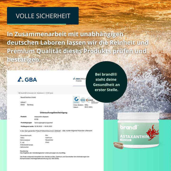 Produktbild Brandl-Nutrition Astaxanthin (1 Stück, Kapseln, 40 g)