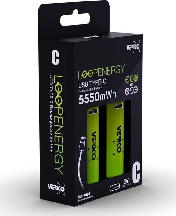 Produktbild Verico LoopEnergy Baby C 1,5V (2 Stk., C, 3700 mAh)