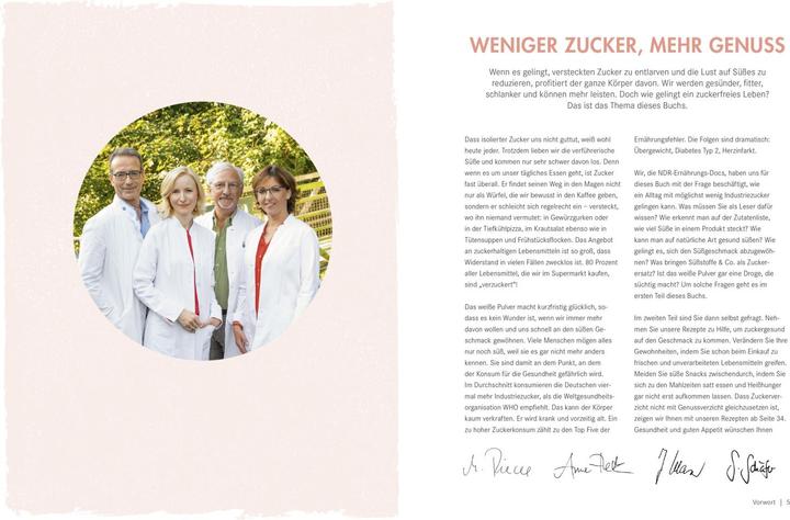Immagine prodotto Die Ernährungs-Docs - Zuckerfrei gesünder leben (Tedesco, Jörn Klasen, Matthias Riedl, Anne Blot, 2020)