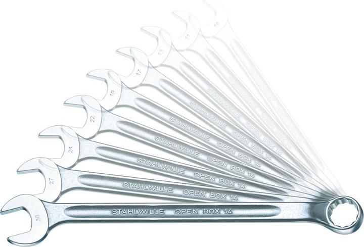 Produktbild Stahlwille Ringmaulschlüsselsatz (19 mm, 12 mm, 14 mm, 16 mm, 10 mm, 18 mm, 17 mm, 11 mm, 8 mm, 13 mm)