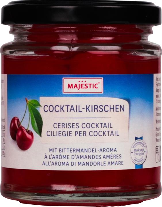 Produktbild Majestic Cocktail-Kirschen mit Bittermandel-Aroma (100 g)