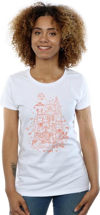 Immagine prodotto Star Wars Empire Christmas Maglietta Donna (M)