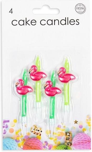 Image du produit Fiesta Bougies d'anniversaire flamant rose