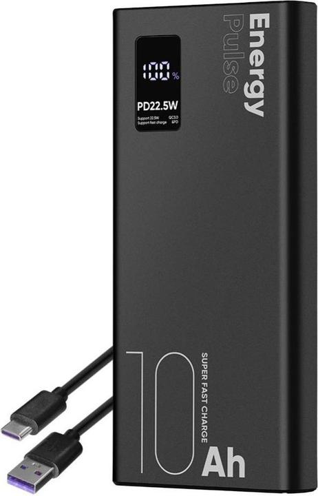 Actual product image Obal:Me EnergyPulse Powerbank 10000mAh 22.5W (10000 mAh, 22.50 W, 23 Wh)
