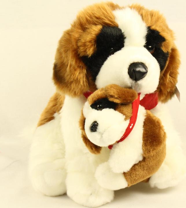 Actual product image Uniring Plush St. Bernard dog (30 cm)