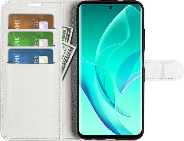 Actual product image MU Classic Litchi Leather Bookcover Series (Honor 60 Pro)
