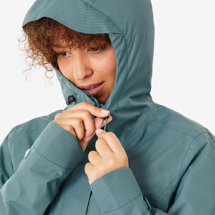 Produktbild Quechua Wanderjacke Damen wasserdicht - NH500 grün (XS)