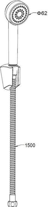 Produktbild Domoletti SHOWER SET DX3010YSC