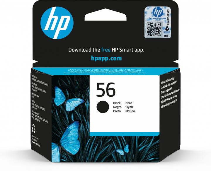 Produktbild HP C 6656 AE Tintenpatrone schwarz No. 56