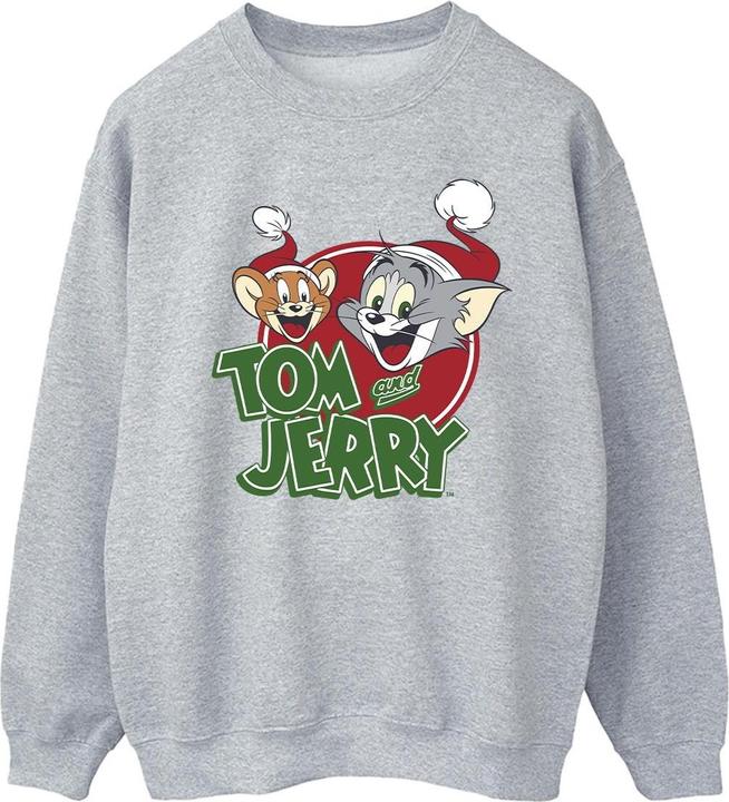 Immagine prodotto Tom & Jerry Christmas Hat Logo Felpa Uomo (M)