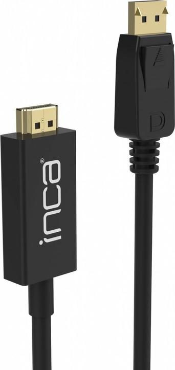 Immagine prodotto Inca DisplayPort a HDMI, lunghezza cavo 1,8 m, 10,2 Gbit/s (max.) (1.80 m, DisplayPort, HDMI)