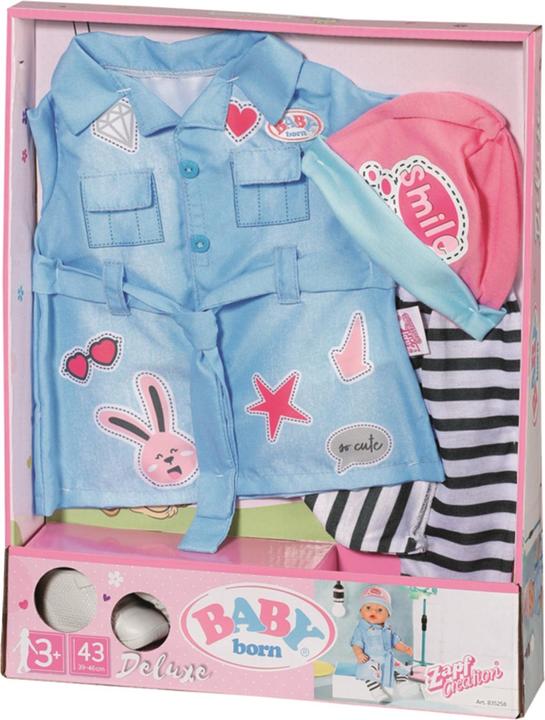 Produktbild Zapf Creation Zapf 835258 BABY born Deluxe Jeans Kleid 43cm