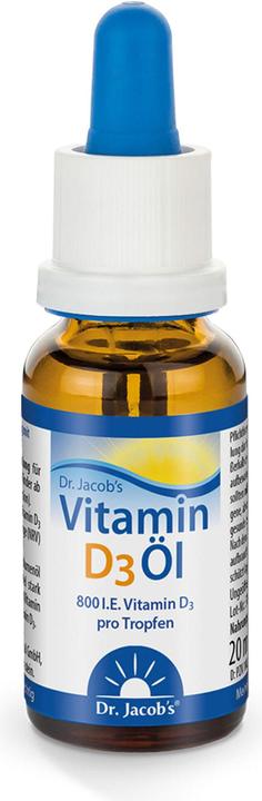 Image du produit Dr. Jacob's Huile de vitamine D3 (1 pièce(s), Gouttes, 70 g)