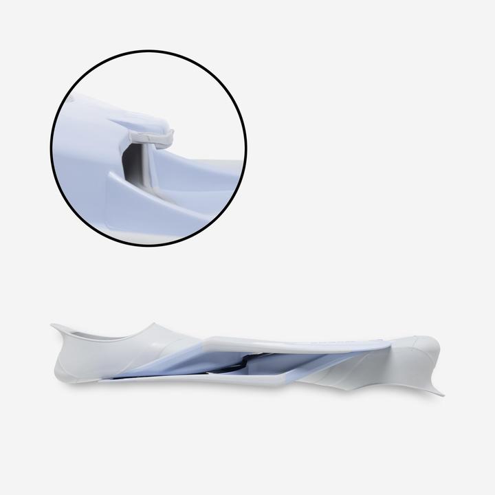Produktbild Subea Schnorchel-Set Flossen Maske Schnorchel Erwachsene - 100 grau