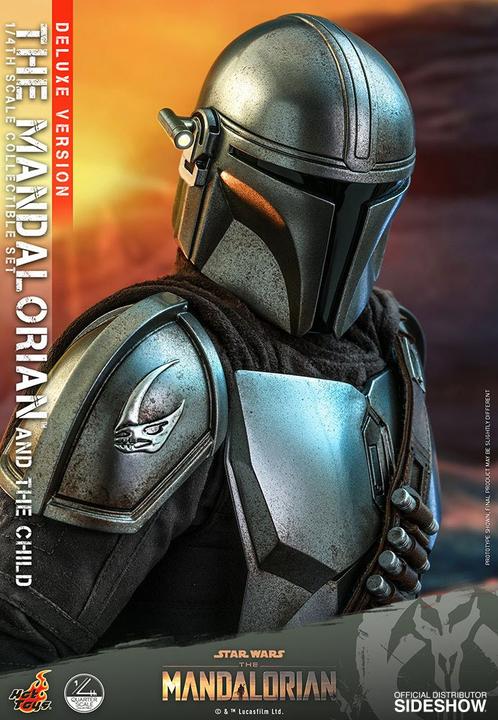Immagine prodotto Hot Toys Star Wars - Il Mandaloriano "Il Mandaloriano e il Bambino" Deluxe 1/4 Action Figures