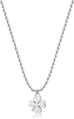 Produktbild Sagapo S'Agapo Popular Steel Necklace With Four-Leaf Clover Smile Ssm005