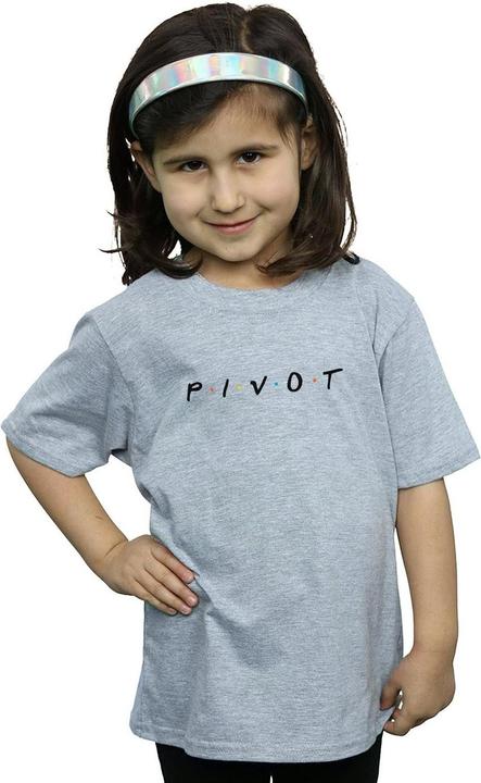 Immagine prodotto Friends Pivot Logo Maglietta Ragazze (140, 146)