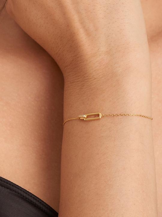 Immagine prodotto Ania Haie Bracciale Glam Interlock in argento 925 (16.50 cm, Argento 925)