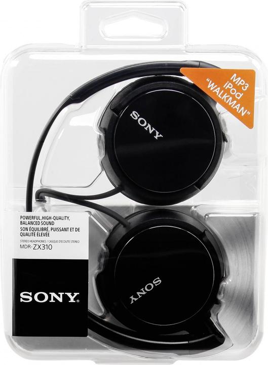 Actual product image Sony Mdr-Zx310 (No noise cancelling, Cable)