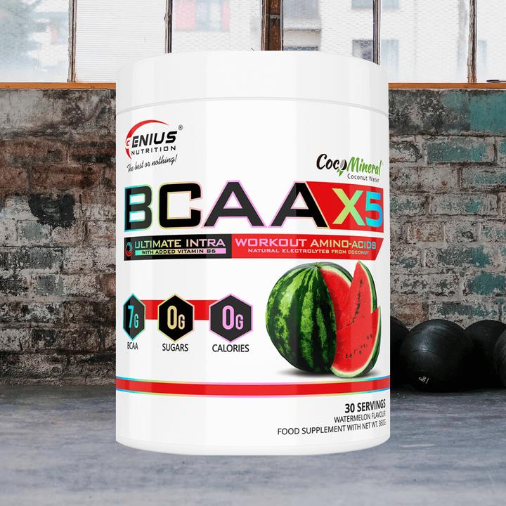 Image du produit Genius Nutrition BCAA-X5 (Pastèque, 1 pcs, 460 g)