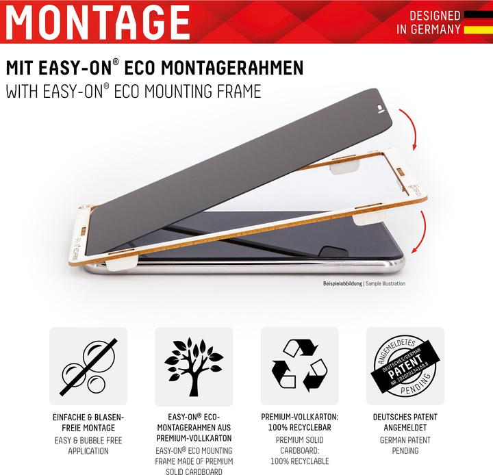 Productafbeelding Displex Real Glass, Privacy Full Cover Panzerglas (1 Stuk, Samsung Galaxy S21 Ultra 5G)