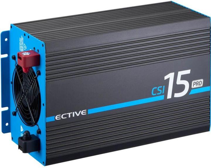 Actual product image Ective CSI 15 PRO 1500W/12V sine wave inverter with mains priority circuit and charger
