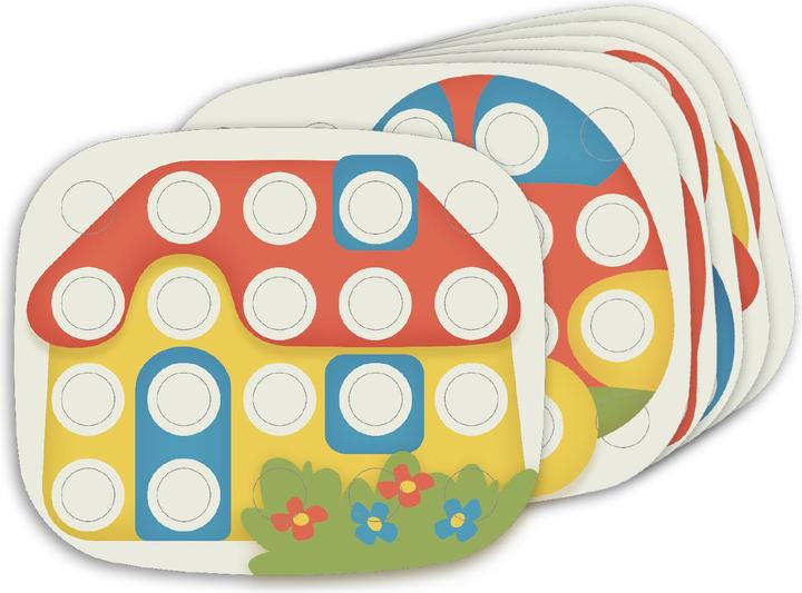 Actual product image Quercetti PlayBio Peg Mosaic FantaColor Baby (28 pcs)