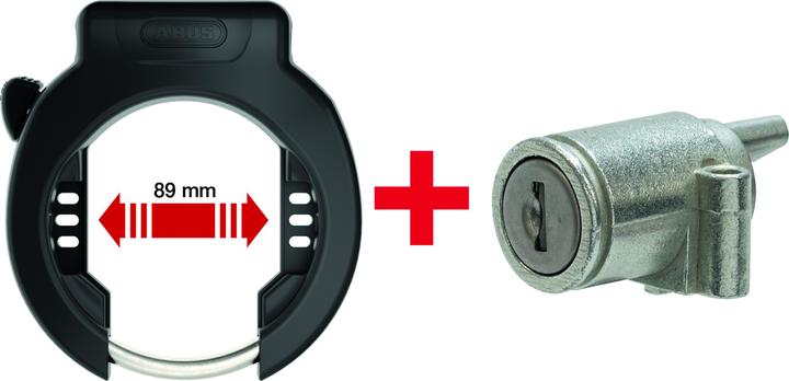Immagine prodotto Abus Serratura per telaio 4750XL e serratura per batteria IT2.1 T82 Bosch con chiave uguale nera