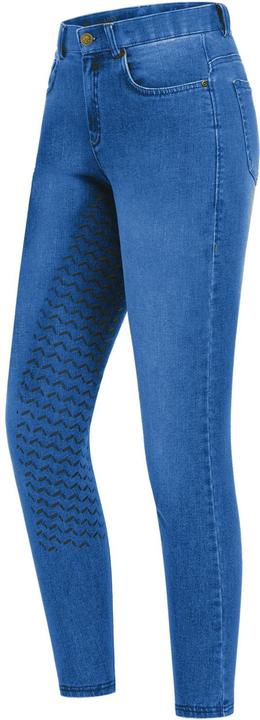 Actual product image ELT Ladies' denim breeches Luna full seat (44)