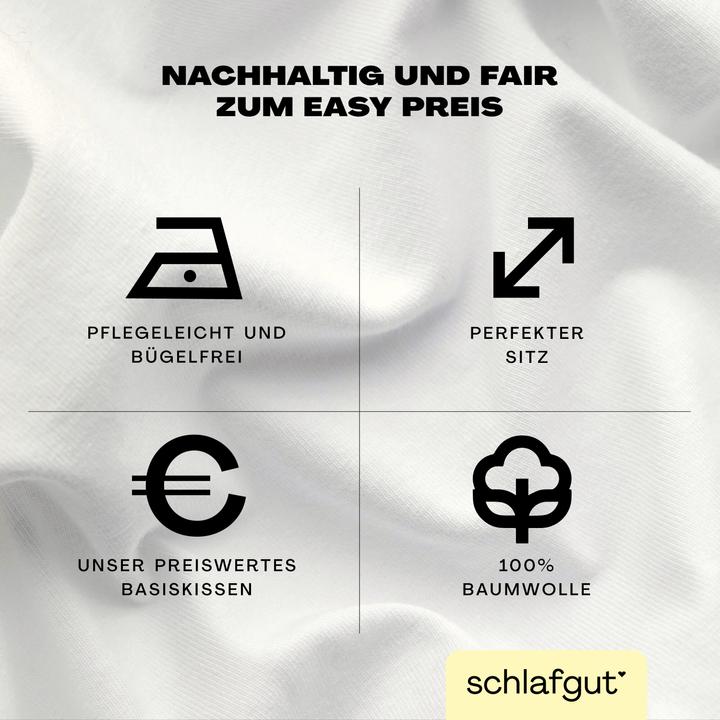 Produktbild schlafgut Easy Jersey (Duvetbezug, 80 x 80 cm)