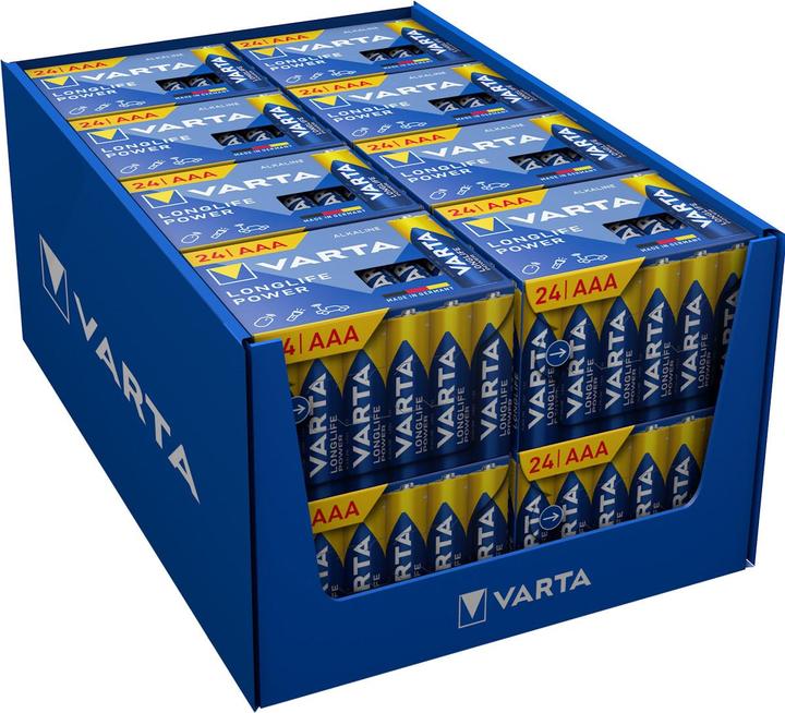 Actual product image Varta Var Long Pow Cube AAA 24x (24 pcs., AAA, 1260 mAh)