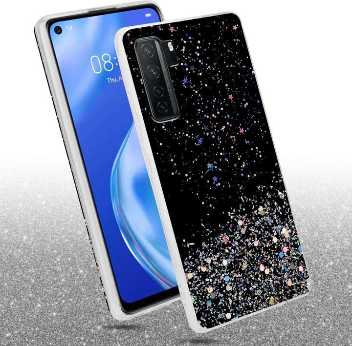 Produktbild Cadorabo TPU Hülle für Huawei P40 LITE 5G / NOVA 7 SE mit Glitzer (Huawei Nova 7 SE, Huawei P40 Lite 5G)