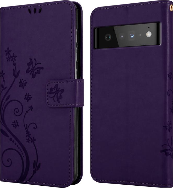 Image du produit Cadorabo Pochette Flower Book (Google Pixel 6 Pro)
