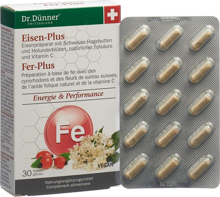 Produktbild Dr. Dünner Eisen-Plus Kaps (30 Stück, Kapseln, 28 g)