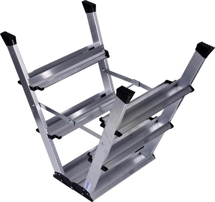 Produktbild Krause Aluminium Doppel-Klapptritt kl (Trittleiter, 42 cm)