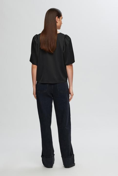 Image du produit Selected Femme Blouse en satin avec manches 2/4 (38)