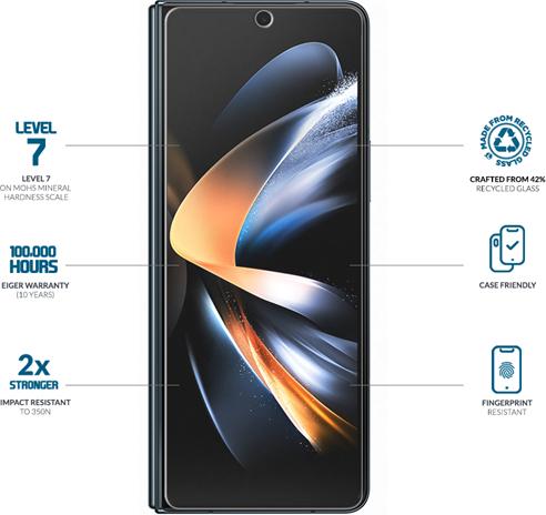Image du produit Eiger Verre d'affichage Standard Fit Mountain Glass Clear (1 pièce(s), Samsung Galaxy S21)