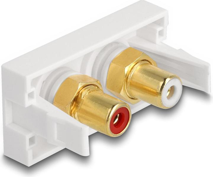 Produktbild Delock Audio-Adapter 22.5x45mm Cinch - Cinch (Klinkenadapter)
