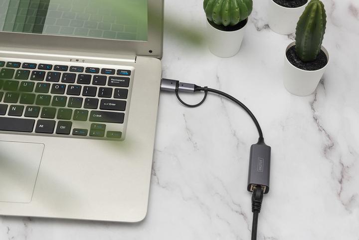 Actual product image Digitus DN-3028 (USB-C, USB, RJ45 2.5 Gigabit Ethernet (1x))