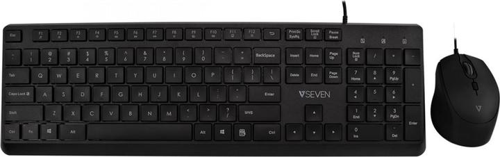 Produktbild V7 USB Pro Keyboard Mouse Combo Us (US, Kabelgebunden)