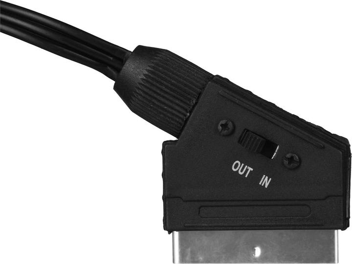 Produktbild Savio CL-133 SCART-Kabel SCART (21-pin) 3 x RCA Mehrfarben (2 m)