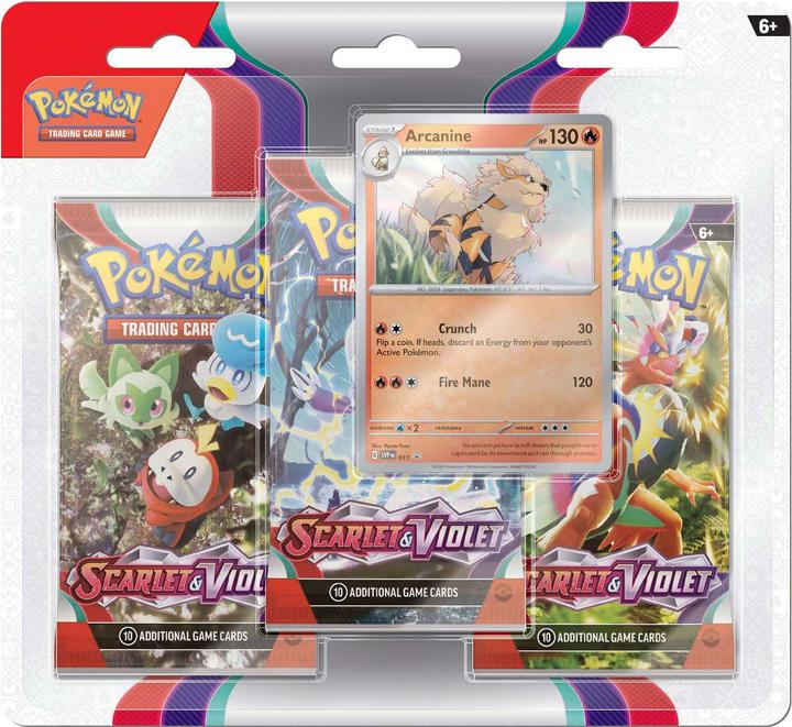 Produktbild Pokémon TCG: Scarlet & Violet 1 (3-Pack Booster) (Englisch, Blister Pack)