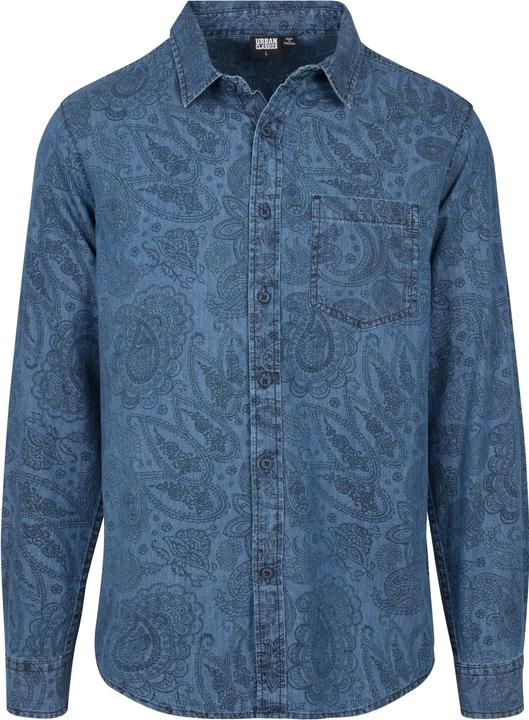 Produktbild Urban Classics Printed Paisley Denim Shirt (S)
