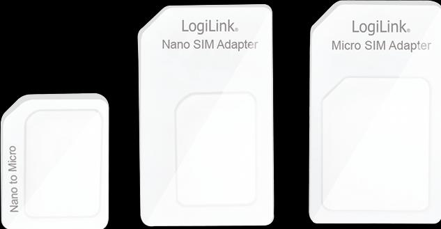 Produktbild LogiLink SIM-Karten Adapter Set