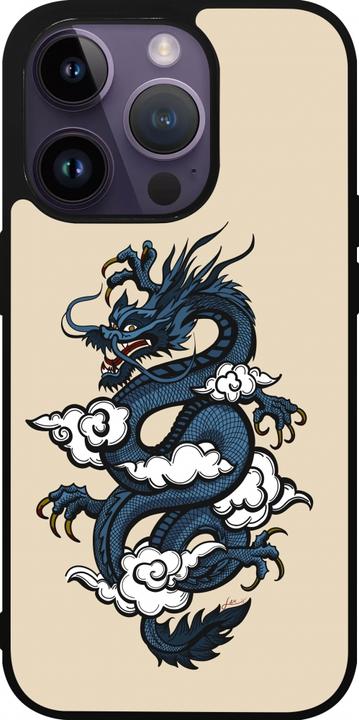 Immagine prodotto PhoneLook Coque Silicone rigide noir Blue Dragon Tattoo (Apple iPhone 15 Pro)