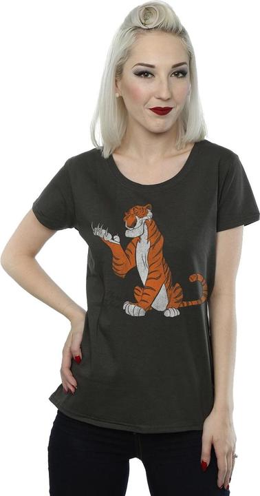Actual product image Disney Womens/Ladies The Jungle Book Classic Shere Khan Cotton T-Shirt (XXL)