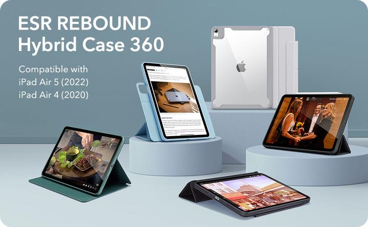 Immagine prodotto ESR Custodia ibrida Rebound (iPad Air 2020 (4. Gen), iPad Air 2022 (5a generazione))