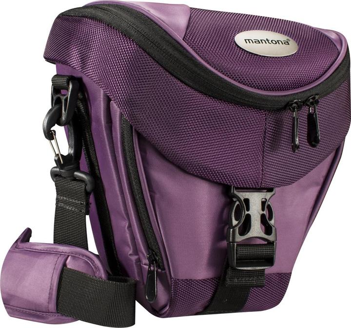 Actual product image mantona Premium colt bag purple (Camera shoulder bag, Kamera Bereitschaftstasche)